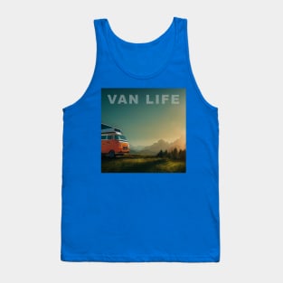 Van Life Camper RV Outdoors in Nature Tank Top